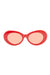 Lola Glasses - Red with Red Lens
