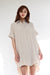 Marie T-Shirt Dress - Beige