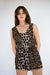 Chloe Romper - Leopard