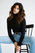 Claudia Knit Top - Black
