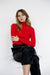 Claudia Knit Top - Red