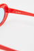 Lola Glasses - Red with Blue Lens
