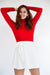 Claudia Knit Top - Red