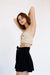 Lou Button Top - Gold