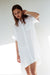 Marie T-Shirt Dress - White